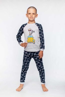 Піжама для хлопчика Giraffe Mario Kids, інтерлок, 92, синій