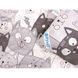 Тепла дитяча ковдра вовняна 140х105 Руно, Grey Cat, зима, Унісекс