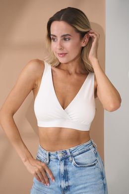 Топ для беременных и кормящих Stefania Yula mama, белый, S