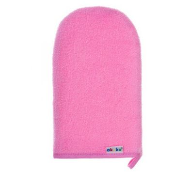 Махровая рукавица для купания Akuku, Девочка, Розовый