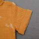 Комплект Рубашка и шорты Minikin, муслин, горчичный, Унисекс, горчичный, 68