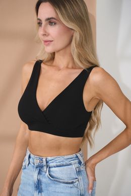 Топ для вагітних та годуючих Stefania Yula mama, чорний, M