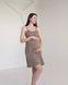 Комплект у пологовий для вагітних та годуючих, капучино, кулір, 46-48