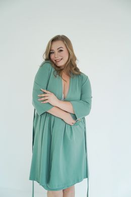 Халат для беременных Rosemary Мамин Дом, зеленый ПОСЛЕДНИЙ РАЗМЕР, M
