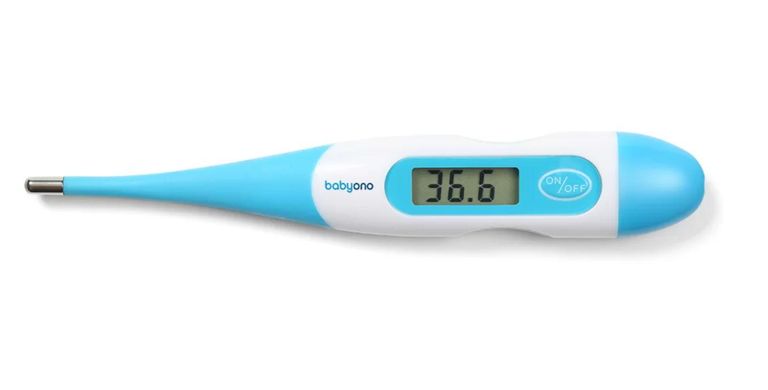 Термометр електронний з м'яким носиком Babyono 0+