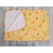 Пелюшка непромокальна двостороння Руно, сатин, оранжева/сонечко, Унісекс, 50х70 см