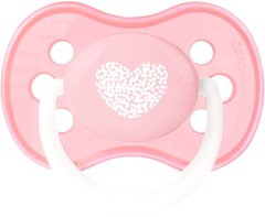 Пустушка латексна кругла Pastelove Canpol babies, 0-6 міс, Дівчинка, Рожевий, Кругла