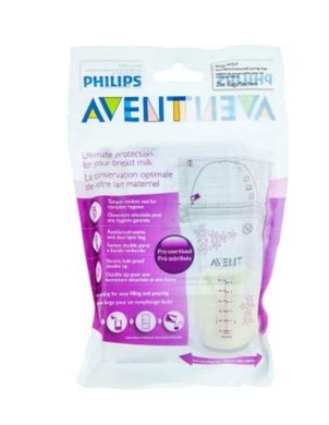 Пакети для зберігання грудного молока Philips Avent, 180мл*25шт