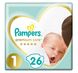 Підгузки Pampers Premium Care 1 (2-5 кг), 1уп/26шт, 1, 26 шт, 2-5 кг