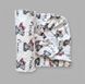 Простынь для детской кроватки на резинке Babystartex, 120х60см, фланель, белая/мишка It's a Girl, Девочка