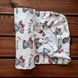 Простынь для детской кроватки на резинке Babystartex, 120х60см, фланель, белая/мишка It's a Girl, Девочка