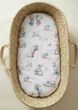 Наматрасник непромокаемый в коляску BabyStarTex, 35х75см, белый/кролики мальчик и девочка, Унисекс, для коляски