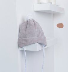 Шапочка демісезонна на осінь/весну Velour Kids Fantasy, сіра, Унісекс, 40-44