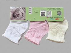 Носочки для девочки BabyStarTex, х/б, цвет в ассортименте, 3 пари, Девочка