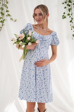 Вишукана сукня для вагітних та годуючих зі штапелю Eileen Yulla mama, S