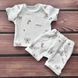 Комплект муслиновый футболка и шорты Коалы Babystartex, муслин, Унисекс, 56-62