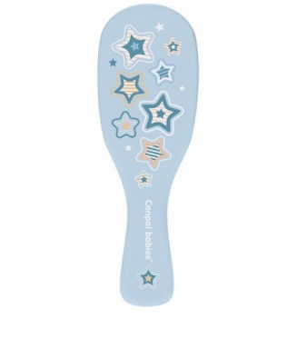 Щетка и гребешок для волос с натуральной щетиной Canpol Babies 0+, Мальчик, Голубой